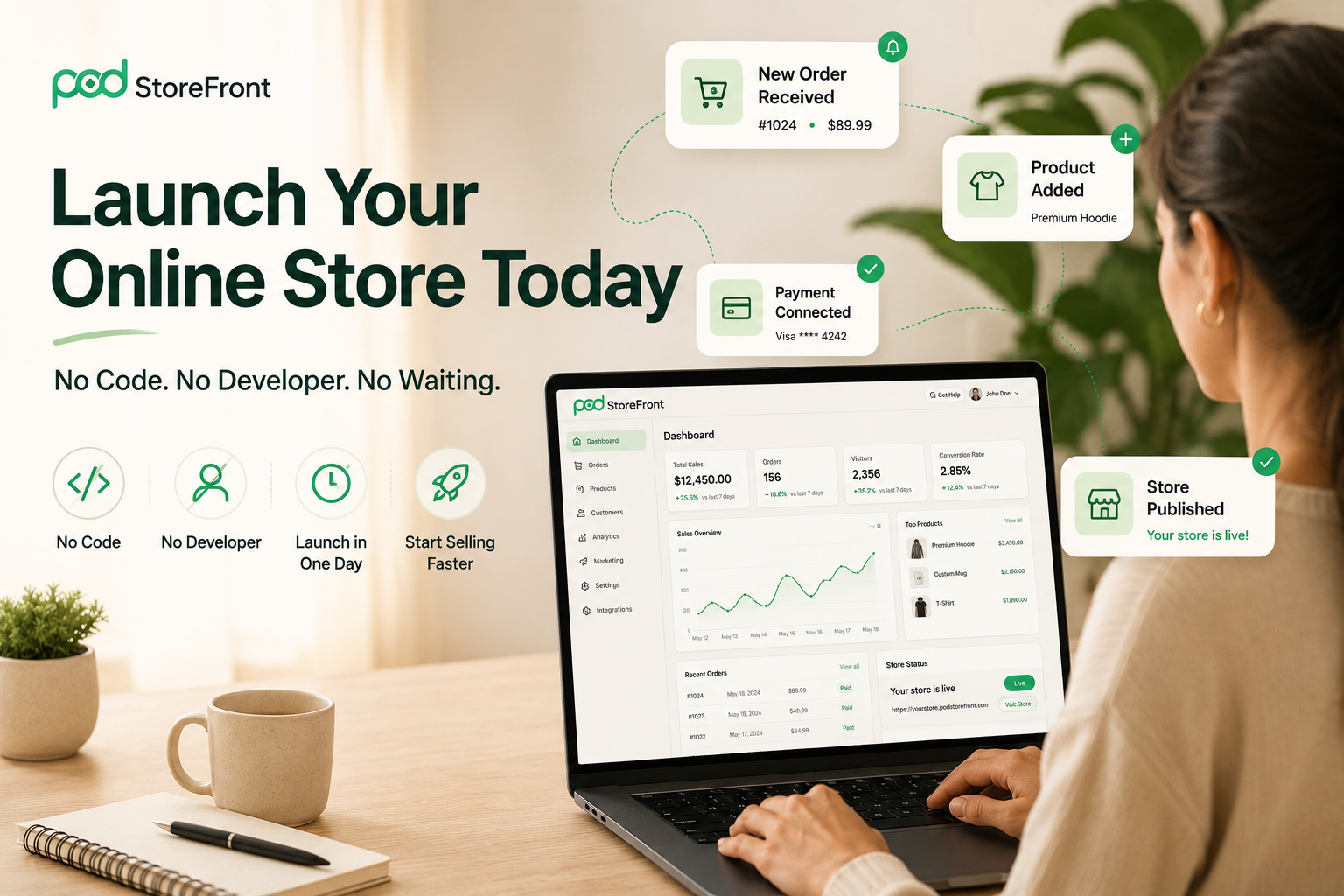 How to Launch Your First Online Store in Under a Day